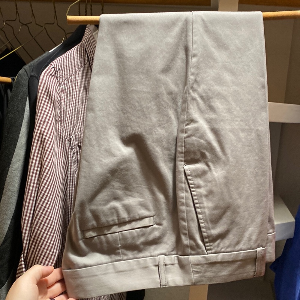 Banana Republic Gray Ankle Capri Pants